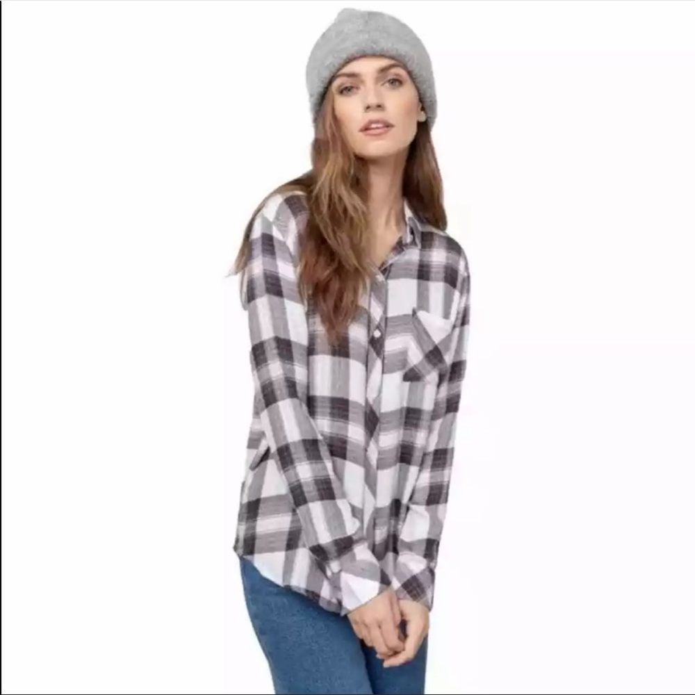 Rails flannel plaid sz S